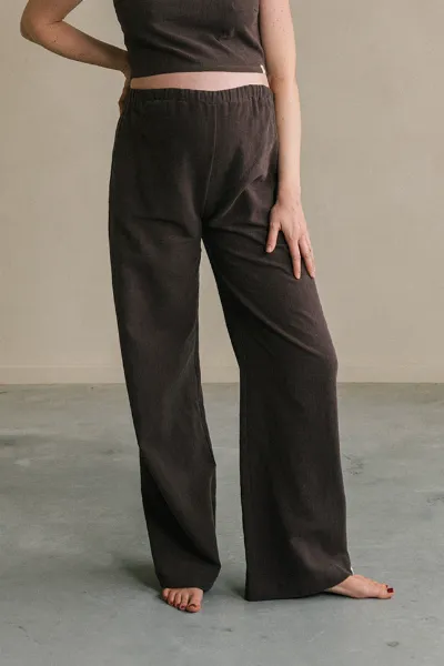 The View Yoga The View Yoga Damen vegan Hose Teya Umstandsmode Braun