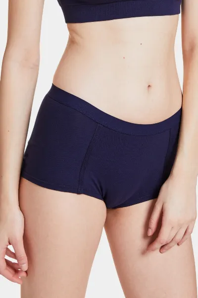 VATTER VATTER Damen vegan 3er-Pack Shorts Easy Emma Navy