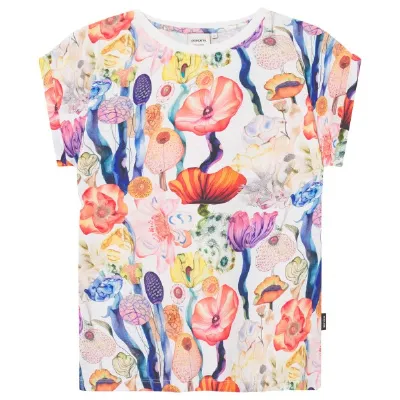 Dedicated DEDICATED - Women's T-Shirt Visby Fantasy Flowers - T-Shirt