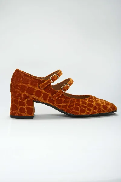 Momoc Momoc Damen vegan Pumps Pigalle Karamell