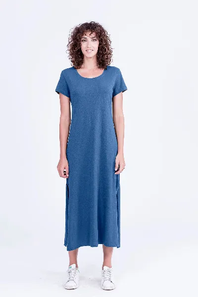 RAVENS VIEW IBIZA RAVENS VIEW IBIZA Damen vegan Kleid Uma Indigoblau
