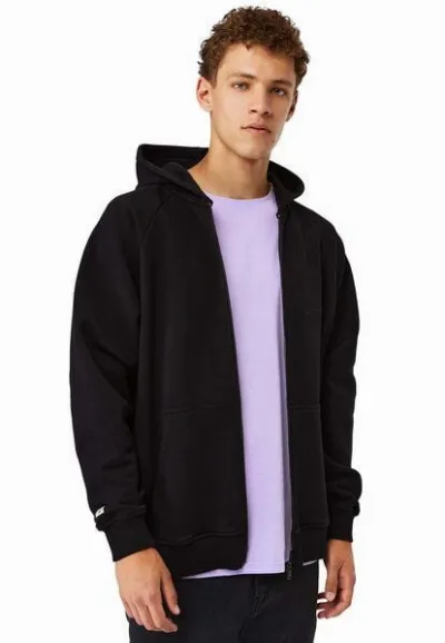 Honesty Rules Honesty Rules Loose Fit Raglan Zip Hooded