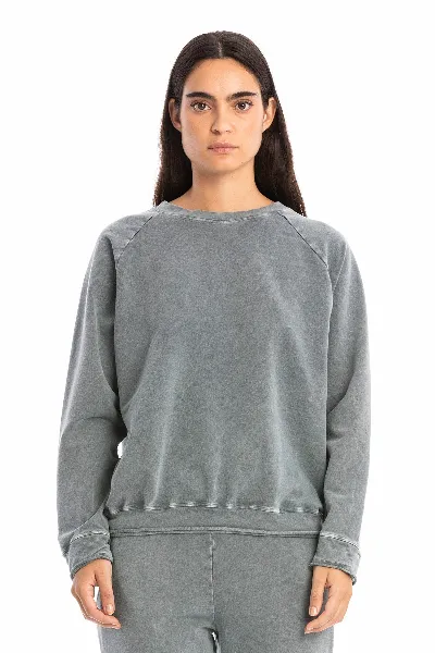 RAVENS VIEW IBIZA RAVENS VIEW IBIZA Damen vegan Sweatshirt Ona Faded Blue