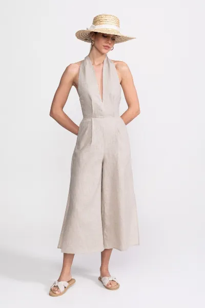 De IONESCU De IONESCU Damen vegan Jumpsuit Eforie