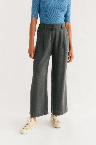 TWOTHIRDS TWOTHIRDS Damen vegan Hose Nanpu Dark Sand