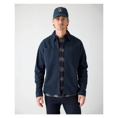 KnowledgeCotton Apparel KnowledgeCotton Apparel Twill-Overshirt Hemdjacke aus Bio-Baumwolle GOTS/Vegan