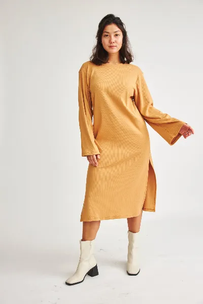 Baìge the Label Baìge the Label Damen vegan Kleid Becca Karamell