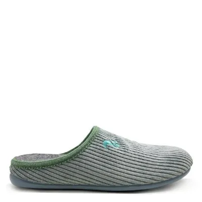 thies Veganer thies ® Eco Cord Slipper aus zertifiziertem recyceltem PES Cord