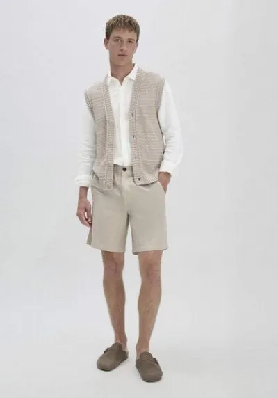 hessnatur hessnatur Shorts Relaxed aus Bio-Baumwolle mit Leinen
