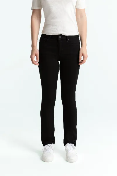 Kings Of Indigo Kings of Indigo Damen vegan Jeans Emi Stay Black Rinse