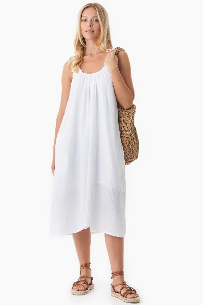 ORGANICATION ORGANICATION Damen vegan Kleid Musselin