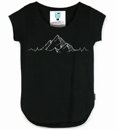 Gary Mash GARY MASH T-Shirt Asheville Mountainbeat aus Biobaumwolle