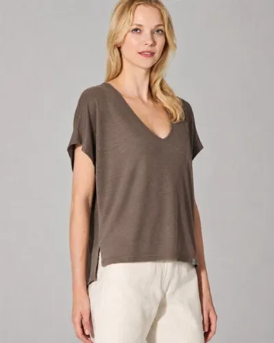 HempAge HempAge Damen Slub Jersey T-Shirt Hanf/Biobaumwolle