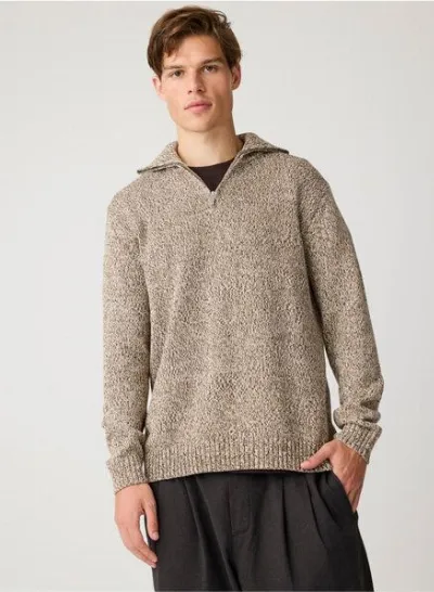 KnowledgeCotton Apparel KnowledgeCotton Apparel Strick-Pullover TROYER aus Bio-Baumwolle