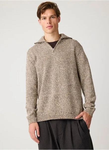 KnowledgeCotton Apparel KnowledgeCotton Apparel Strick-Pullover TROYER aus Bio-Baumwolle