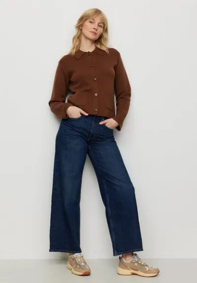 recolution Damen Strickovershirt aus Bio-Baumwolle - CELOSIA - recolution