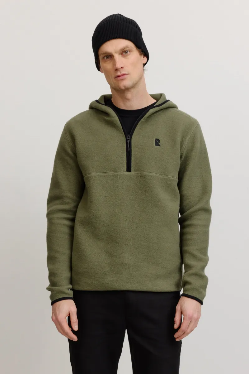 recolution Recolution Herren vegan Kapuzenpulli Caimito Dark Khaki