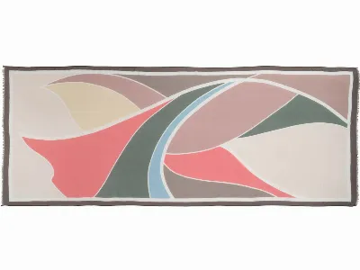 Living Crafts Living Crafts Halstuch AVIGNON 180x70 cm, aus Modal-Baumwoll-Mix, multi/dried rose