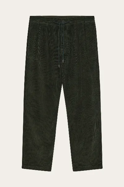 KnowledgeCotton Apparel KnowledgeCotton Apparel Herren vegan Hose Fig Comfort Aus Cord Forest Night
