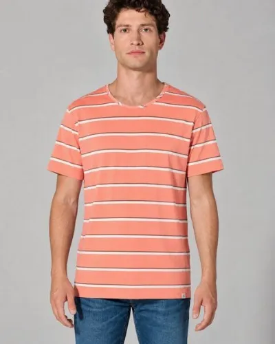 HempAge HempAge Herren Streifen T-Shirt Hanf/Biobaumwolle