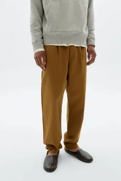 thinking mu Thinking MU Herren vegan Hose Relaxed Plissee Wotan