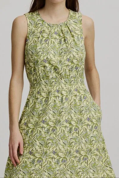 TRANQUILLO TRANQUILLO Tailliertes Jersey-Kleid aus Biobaumwolle (S25E06)