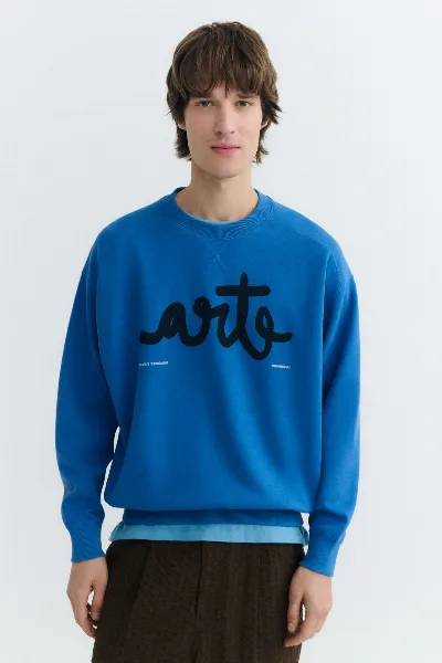 thinking mu Thinking MU Herren vegan Sweatshirt Jadewon Art Oversized