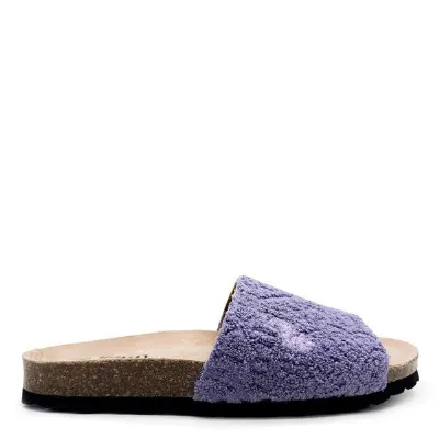 thies Vegane thies ® Eco Bio Terry Slide Sandale aus Bio-Baumwolle Frottee