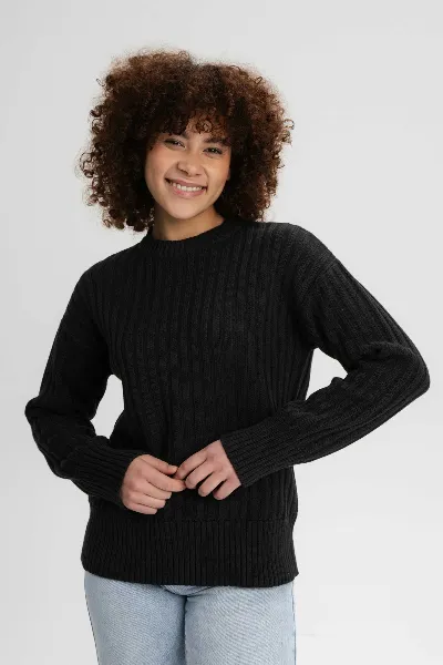 MELA MELA Damen vegan Strickpullover Ishani