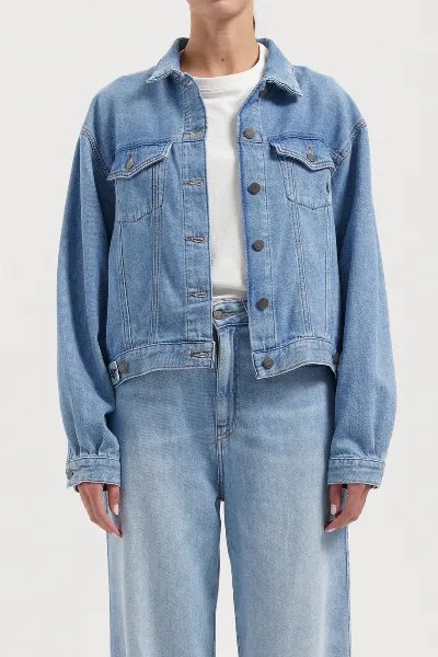 MUD Jeans MUD Jeans Damen vegan Jacke Fran Stone Vintage