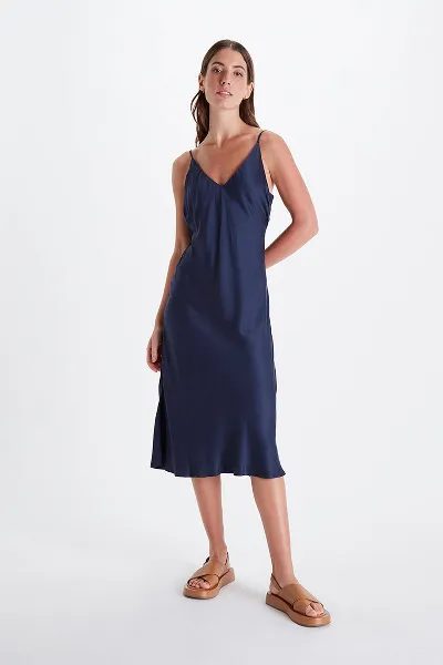 Neu Nomads Neu Nomads Damen vegan Slip Dress Bias Midnight