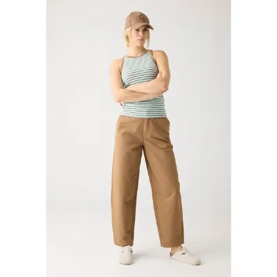 KnowledgeCotton Apparel KnowledgeCotton Apparel CHLOE Barrel Mid-Rise Twill Chino - GOTS/Vegan