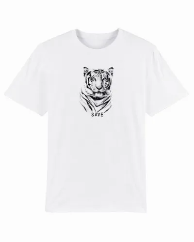 Human Family Human Family Bio Herren Rundhals T-Shirt Spark - Tiger