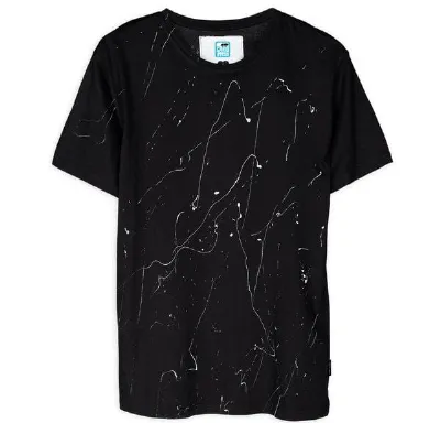 Gary Mash GARY MASH Shirt White Splashes aus Modal®-Mix