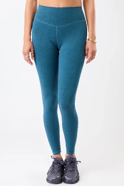 mandala MANDALA Damen vegan Strumpfhose Monoprinted Moonlight
