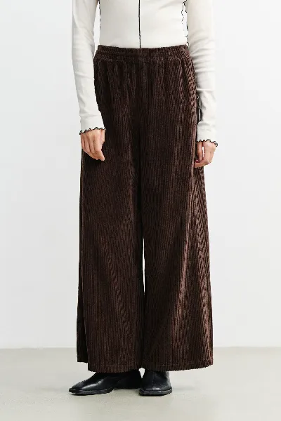 Rotholz Rotholz Damen vegan Hose Aus Cord Ausgestellt