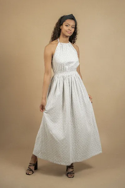 TAWAST TAWAST Damen vegan Maxikleid Celestial Lunisolar Light