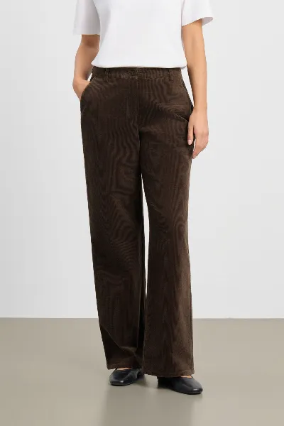 LAURIE LAURIE Damen vegan Hose Charm Locker Sitzend Cord Mittellang