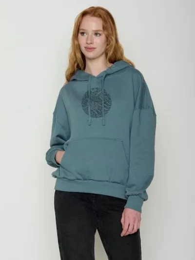 GreenBomb GREENBOMB Whale Action Mello - Lässiger Hoodie aus Bio-Baumwolle / hochwertiger Print / GOTS / Fair & Vegan