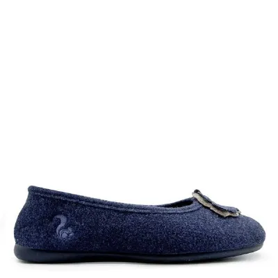 thies Veganer Hausschuh thies ® Eco Ballerina aus recycelten PES, fair produziert