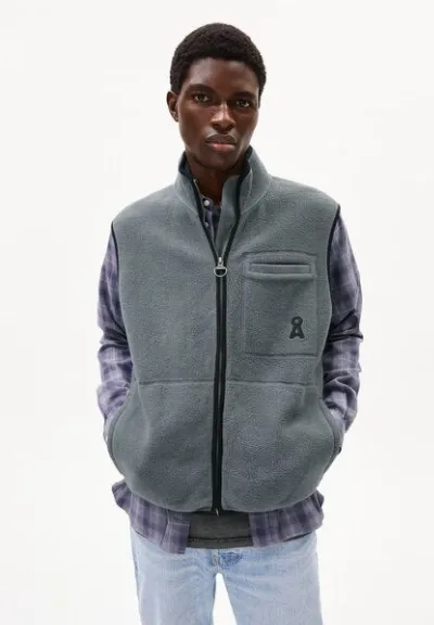 ARMEDANGELS ARMEDANGELS AABLEO FLEECE Herren Fleeceweste aus Bio-Baumwolle