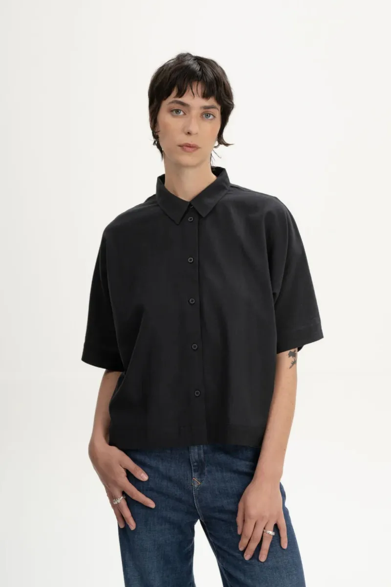 MELA Bluse Rinara Schwarz