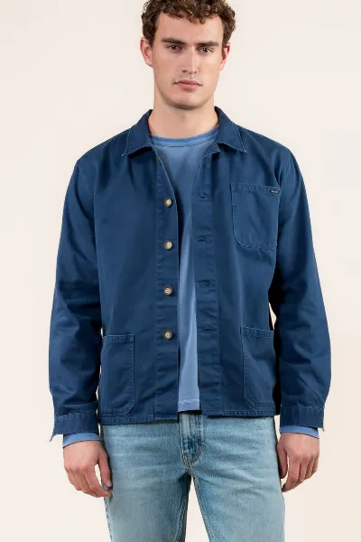 Kuyichi Kuyichi Herren vegan Jacke Peter Worker Blau