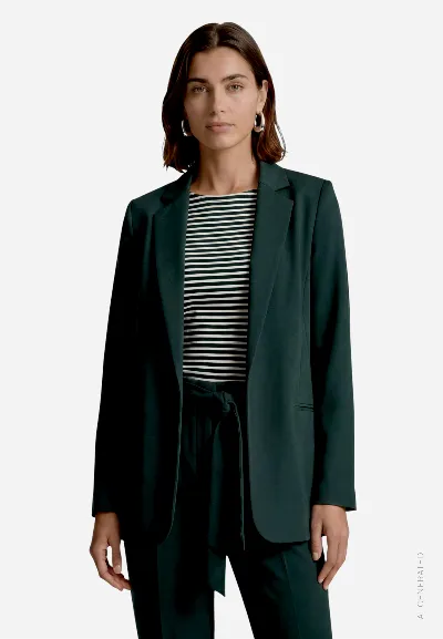 zero Longblazer  mit Paspeltaschen
