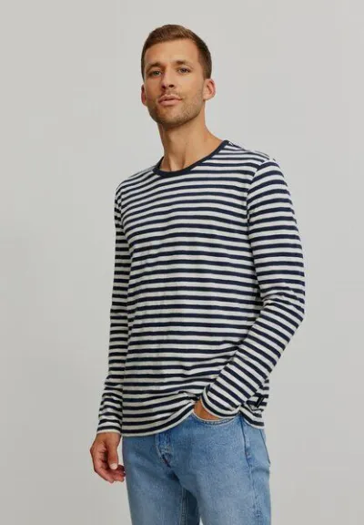recolution Herren Slub Longsleeve aus Bio-Baumwolle - MACA STRIPES - recolution