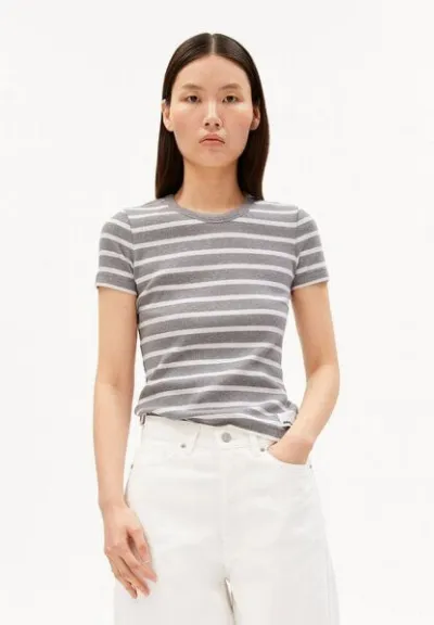 ARMEDANGELS ARMEDANGELS KARDAA STRIPES Damen Ripp-T-Shirt aus Bio-Baumwoll Mix