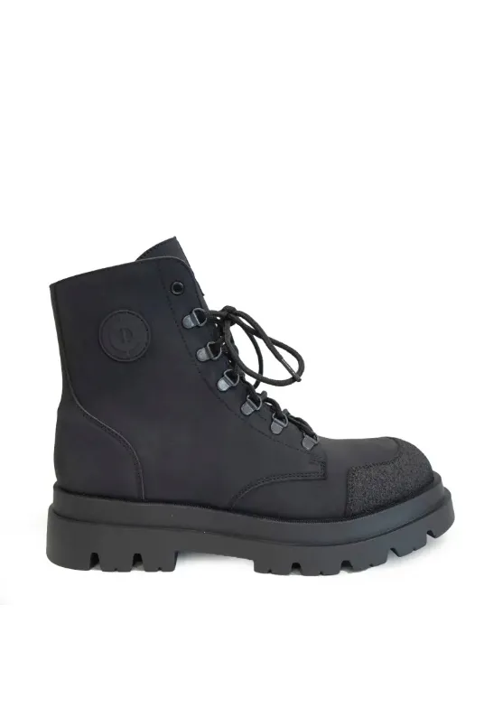 Altercore Herren vegan Stiefel Abel Black