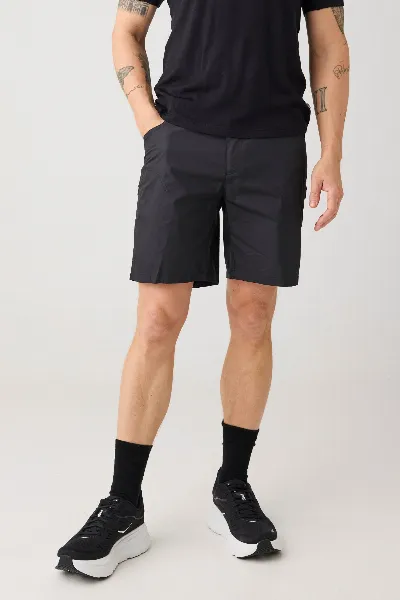 KnowledgeCotton Apparel KnowledgeCotton Apparel Herren vegan Shorts Vent Ripstop 90 Black Jet