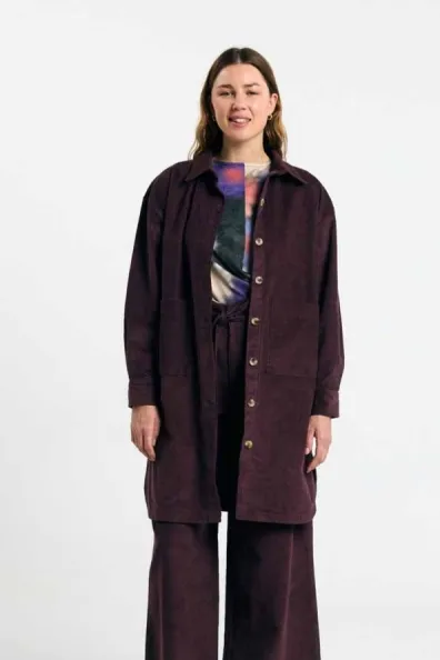 SUITE13LAB SUITE13LAB Damen vegan Overshirt Seia Cord