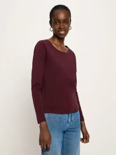 LANIUS LANIUS Langarmshirt (GOTS) aus Bio-Baumwolle